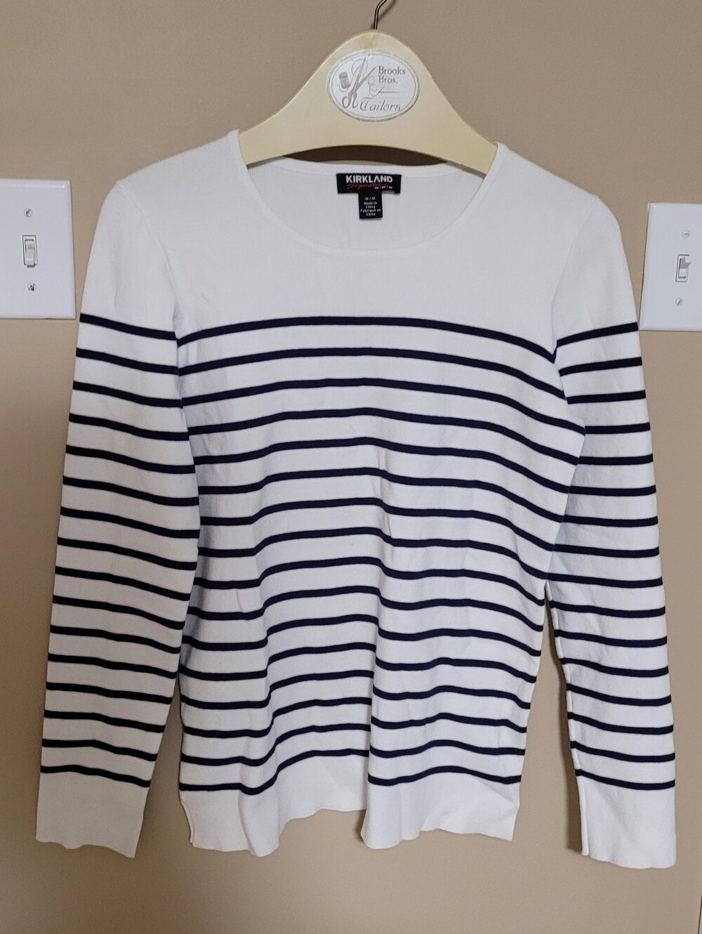 💚10 for $10💚 Bundle and save Navy & White Striped Scoopneck Sweater